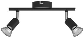 Philips - Bodové svietidlo LIMBALI 2xGU10/50W/230V čierna