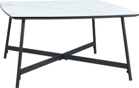 XXXLutz KONFERENČNÝ STOLÍK, biela, kov, kompozitné drevo, 80/80/42 cm MID.YOU - Stolíky do obývačky - 001125023202