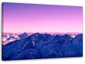 Gario Obraz na plátne Fialové svitanie v horách Rozmery: 60 x 40 cm