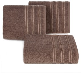 BAVLNENÝ UTERÁK JONAS 50X90 CM HNEDÁ