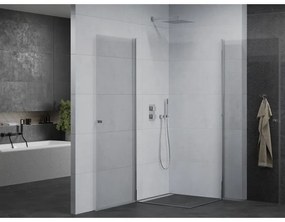 Mexen Pretoria DUO sprchovací kút 80x80cm, 6mm sklo, chrómový profil-číre sklo, 852-080-080-02-00