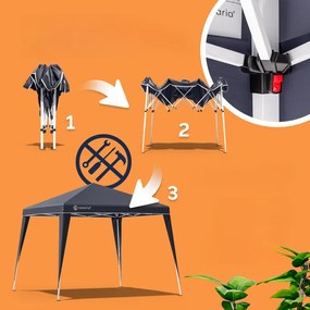 InternetovaZahrada Záhradný altánok Capri 3x3 m - antracit