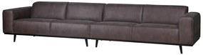 BePureHome Statement XL 372 cm veľká sedacia súprava - Čierna
