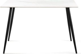 Noela Jedálenský set CERAMON 120 biely + 4x stolička MARIE šedá