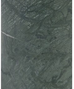 Stojacia lampa v zeleno-zlatej farbe so skleneným tienidlom (výška 161 cm) Lonela - Kave Home