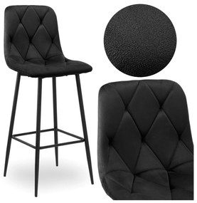 Barová židle KINGSTON černá