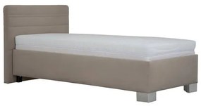 Čalúnená posteľ Hamilton 140x200, béžová,pol.rošt,ÚP,bez matraca