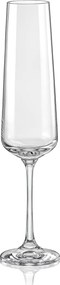 Crystalex poháre na sekt SANDRA 200 ml 6 ks