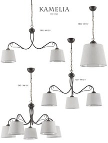 Jupiter 1362 - KM 5 V - Luster na reťazi  KAMELIA 5xE27/60W/230V