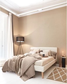 Svetlosivá dvojlôžková posteľ Kave Home Lydia, 160 x 200 cm