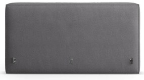 Tmavosivé čalúnené čelo postele 209x100 cm Olivia – Micadoni