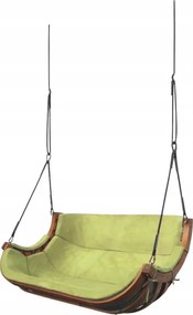 Závesné dvojlôžkové kreslo Alpha Zelená záhradná hojdačka Exkluzívne kreslo