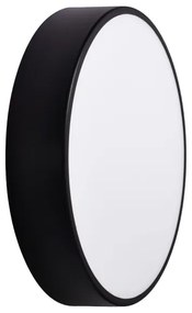 Stropné svietidlo so senzorom CLEO 3xE27/24W/230V pr. 40 cm čierna