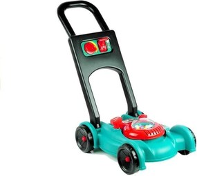 LEAN Toys Záhradnícka súprava s kosačkou a prilbou pre deti