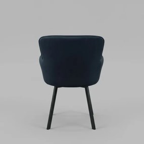 Jedálenská stolička AMELIA čierna