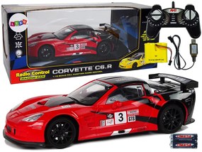 LEAN TOYS RC Športové auto Corvette 1:18 - červené