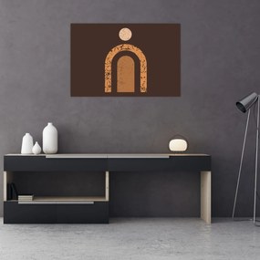 Obraz - Oranžové oblúky N⁰3 (90x60 cm)