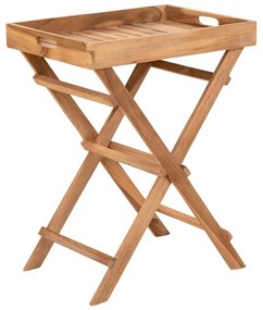 Záhradný servírovací stolík z teakového dreva 29x39 cm Ronda – House Nordic