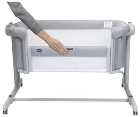 Chicco - Detská postieľka 2v1 NEXT2ME MAGIC EVO svetlošedá