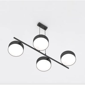 Závesný luster DRUMZ 4xE14/10W/230V čierny