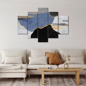 Obraz - Textúrované tvary (150x105 cm)