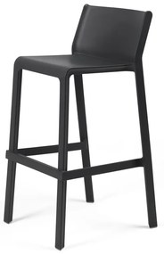 Stima Plastová barová stolička TRILL Vyberte odtieň ->: Antracite - Čierná