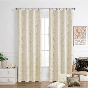 Záves na páske KLOE VET427/2/210GSM 140x250 cm krémový