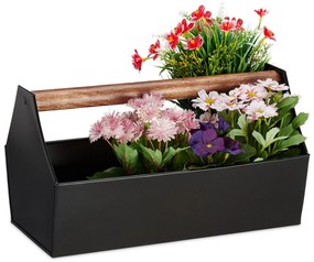 Kvetinový box s rukoväťou RD6998, čierna