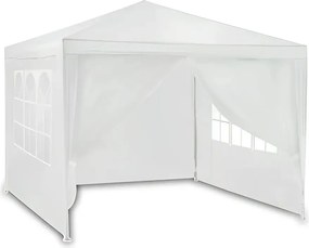 Skladací záhradný párty stan ELYPSO 3x3 m biely