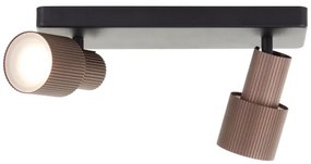 Brilliant - LED Bodové svietidlo CADIZ 2xGU10/5W/230V bronzová