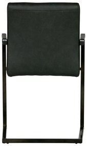 Čierna jedálenská stolička WOOOD Bas