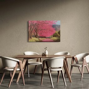 Obraz rozkvitnutých stromov (90x60 cm)