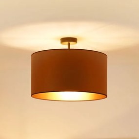 Brilagi - Prisadený luster OREGON ROLLER VEGE 1xE27/15W/230V pr. 45 cm hnedá