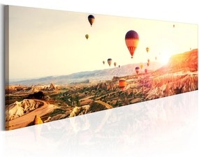 Artgeist Obraz - Balloon Rides Veľkosť: 120x40, Verzia: Premium Print