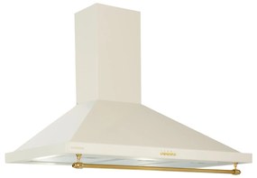 Klarstein Montblanc 90, digestor, 90 cm, nástenný, 610m³/h, LED, lišta, biely