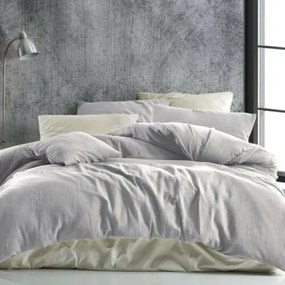 Kvalitex Mušelínové obliečky svetlosivá, 220 x 200 cm, 2 ks 70 x 90 cm, 220 x 200 cm, 2 ks 70 x 90 cm