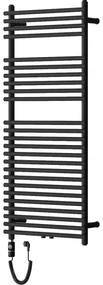 Mexen Sol, elektrické vykurovacie teleso 1200x500 mm + vykurovacia tyč 600 W, čierna, W125-1200-500-2600-70