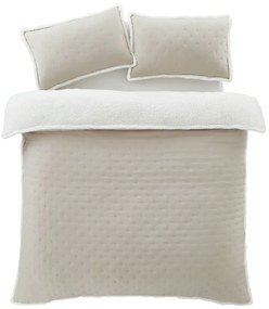 Krémové obliečky na jednolôžko s baránkom 135x200 cm Cosy Nori – Catherine Lansfield
