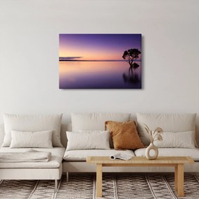 Obraz vodnej hladiny pri východe slnka (90x60 cm)