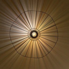 Brilagi - LED prisadený luster CERIA WIRE, 1× E27 (40 W), 230 V, priemer 80 cm, čierna