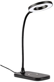 Rabalux 74013 - LED Stmievateľná dotyková stolná lampa HARDIN LED/5W/5V čierna
