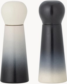 Mlynčeky na soľ a korenie z kaučukového dreva Hyman, 2 ks