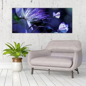 Obraz - Tropický kvet (120x50 cm)