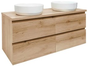 Kúpeľňová skrinka s krycí doskou SAT B-Way dub mat BWAY2120OAKDESK, 1 ks