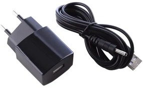 LED Stmievateľná stolná lampa s displejom GALA LED/6W/230V hnedá