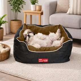 Pelech pre psa / mačku L - hnedo-čierny