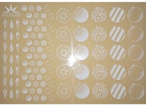 DECOLED Dekoračná nálepka na okno A3 ornamenty