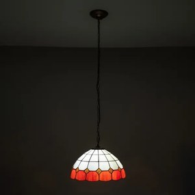 Brilagi - Tiffany vitrážový luster na reťazi SIENNA 1xE27/60W/230V priemer 40 cm