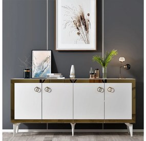 Skrinka Muvuta 1 (biela + zlatá) . Vlastná spoľahlivá doprava až k Vám domov. 1093502