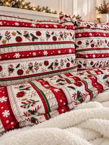 INTERMEDIC SK Vianočná posteľná obliečka Svetrík 140×200 + 70×90 cm